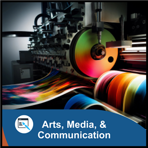Arts, Media, & communication cluster printing press image
